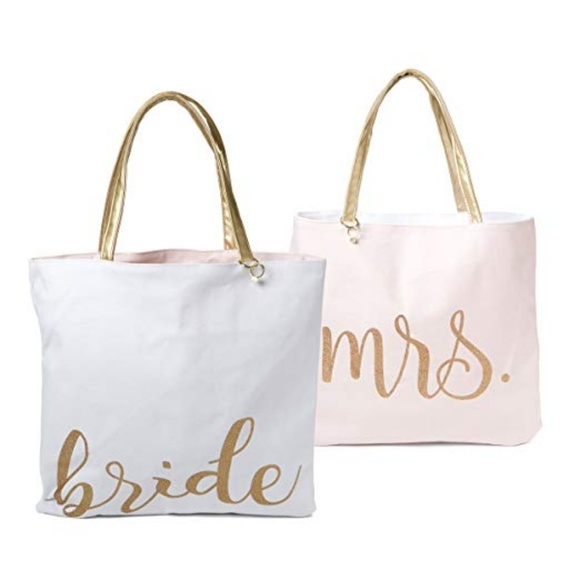 Handbags - NEW Bride / Mrs Large Revesible Tote Handbags - NEW Bride / Mrs Large Revesible Tote